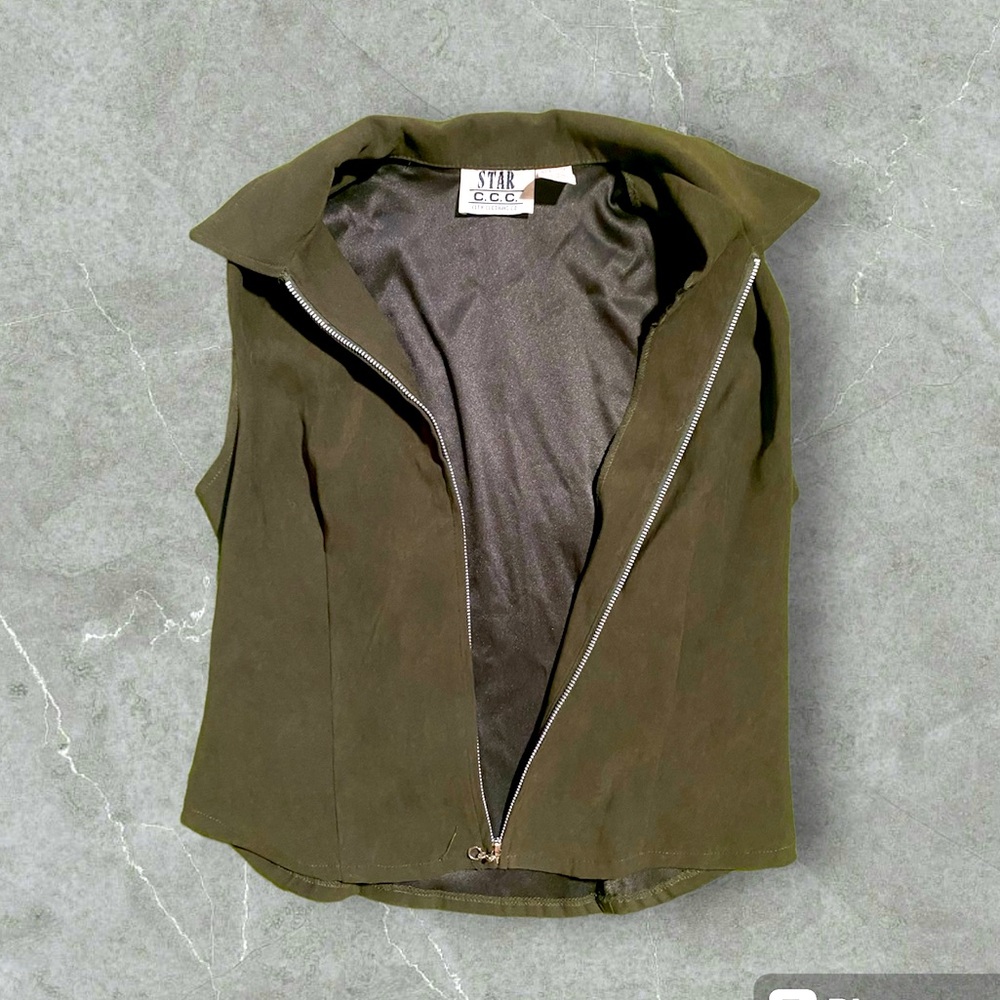Star c.c.c zip up vest